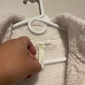 GreenTea Cream Teddy Jacket